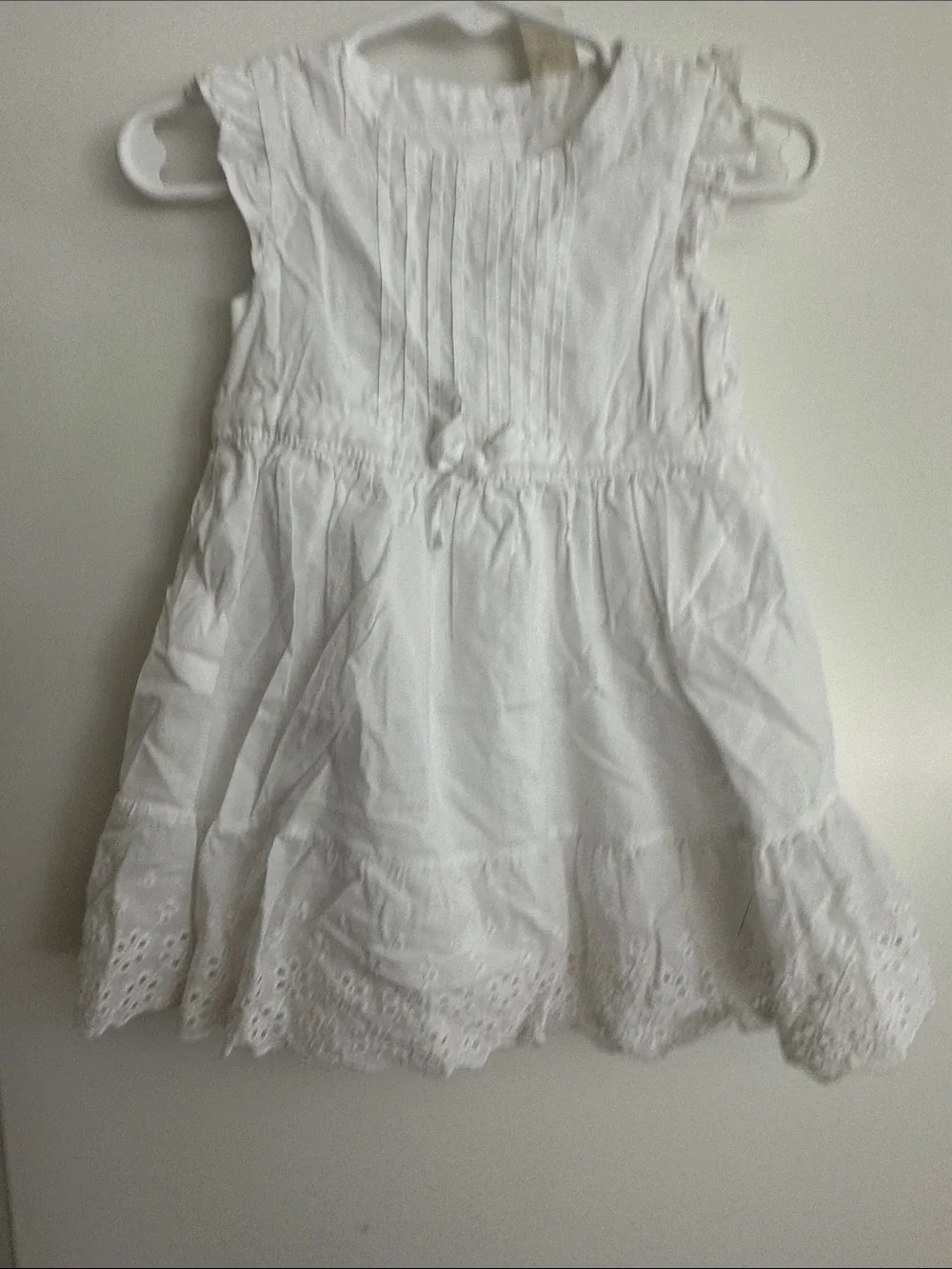 OshKosh B'gosh White Eyelet Cotton Dress